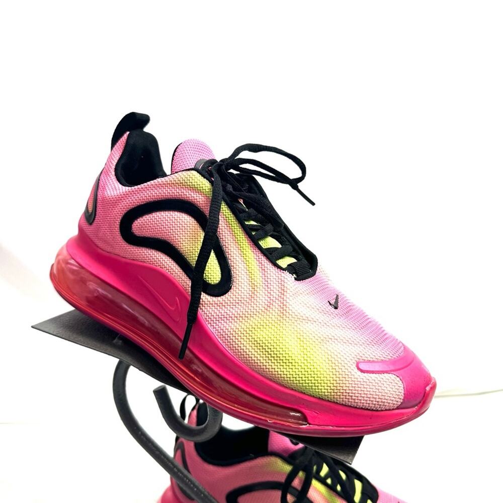 Nike Air Max 720 Pink Blast Atomic Green Sneakers Women’s Size 8.5